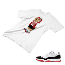 Load image into Gallery viewer, Jordan 11 White Bred Matching Custom Designed T shirt JD 11-5-7-28 - jd11-5-7-28a