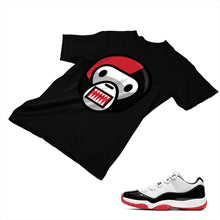 Load image into Gallery viewer, Jordan 11 White Bred Matching Custom Designed T shirt JD 11-5-7-2 - jd11-5-7-2b