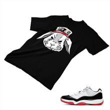 Load image into Gallery viewer, Jordan 11 White Bred Matching Custom Designed T shirt JD 11-5-7-3 - jd11-5-7-3b