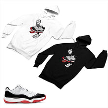 Load image into Gallery viewer, Jordan 11 White Bred Matching Custom Designed Hoodies JD 11-5-7-13 - jd11-5-7-H-13