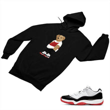 Load image into Gallery viewer, Jordan 11 White Bred Matching Custom Designed Hoodies JD 11-5-7-26 - jd11-5-7-H-26b