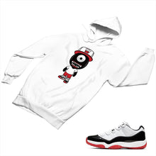 Load image into Gallery viewer, Jordan 11 White Bred Matching Custom Designed Hoodies JD 11-5-7-4 - jd11-5-7-H-4a