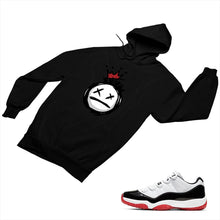 Load image into Gallery viewer, Jordan 11 White Bred Matching Custom Designed Hoodies JD 11-5-7-8 - jd11-5-7-H-8b