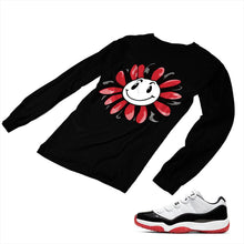 Load image into Gallery viewer, Jordan 11 White Bred Matching Custom Long Sleeve T shirt JD 11-5-7-1 - jd11-5-7-L-1b