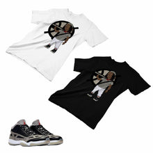 Load image into Gallery viewer, Jordan 11 Black Cement Matching Custom Designed T shirt JD 11-5-8-16 - jd11-5-8-16