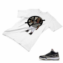 Load image into Gallery viewer, Jordan 11 Black Cement Matching Custom Designed T shirt JD 11-5-8-16 - jd11-5-8-16a