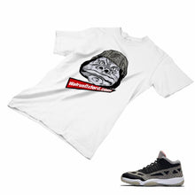 Load image into Gallery viewer, Jordan 11 Black Cement Matching Custom Designed T shirt JD 11-5-8-19 - jd11-5-8-19a
