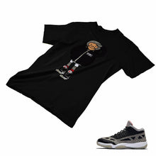 Load image into Gallery viewer, Jordan 11 Black Cement Matching Custom Designed T shirt JD 11-5-8-20 - jd11-5-8-20b