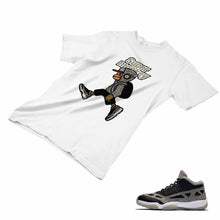 Load image into Gallery viewer, Jordan 11 Black Cement Matching Custom Designed T shirt JD 11-5-8-21 - jd11-5-8-21a