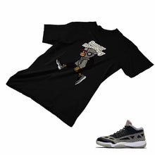 Load image into Gallery viewer, Jordan 11 Black Cement Matching Custom Designed T shirt JD 11-5-8-21 - jd11-5-8-21b