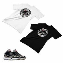 Load image into Gallery viewer, Jordan 11 Black Cement Matching Custom Designed T shirt JD 11-5-8-24 - jd11-5-8-24