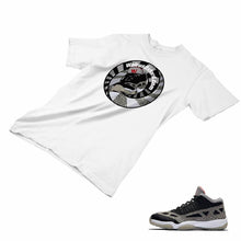 Load image into Gallery viewer, Jordan 11 Black Cement Matching Custom Designed T shirt JD 11-5-8-24 - jd11-5-8-24a
