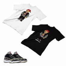 Load image into Gallery viewer, Jordan 11 Black Cement Matching Custom Designed T shirt JD 11-5-8-25 - jd11-5-8-25