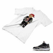 Load image into Gallery viewer, Jordan 11 Black Cement Matching Custom Designed T shirt JD 11-5-8-25 - jd11-5-8-25a