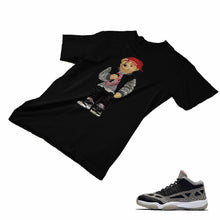 Load image into Gallery viewer, Jordan 11 Black Cement Matching Custom Designed T shirt JD 11-5-8-25 - jd11-5-8-25b