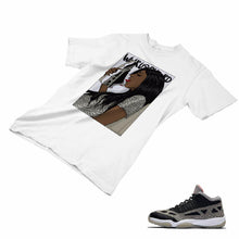 Load image into Gallery viewer, Jordan 11 Black Cement Matching Custom Designed T shirt JD 11-5-8-4 - jd11-5-8-4a