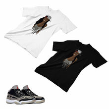 Load image into Gallery viewer, Jordan 11 Black Cement Matching Custom Designed T shirt JD 11-5-8-6 - jd11-5-8-6