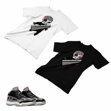 Load image into Gallery viewer, Jordan 11 Black Cement Matching Custom Designed T shirt JD 11-5-8-7 - jd11-5-8-7