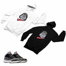 Load image into Gallery viewer, Jordan 11 Black Cement Matching Custom Designed HoodiesJD 11-5-8-19 - jd11-5-8-H-19