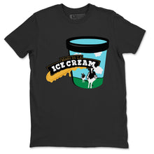 Load image into Gallery viewer, B&J Ice Cream T-shirt - Nike Dunk Chunky Dunky - nike-dunk-chunky-dunky-matching-tee-ben-and-jerry-ice-cream-black-t-shirt-2