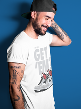 Load image into Gallery viewer, Did You Get Em T-Shirt - Air Jordan 1 Smoke Grey - nike-jordan-1-smoke-grey-matching-tee-sneakerhead-white-t-shirt-3_5be23c0b-7652-44be-904c-89f07f2bde66