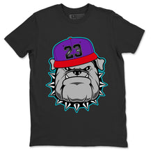 Load image into Gallery viewer, English Bulldog T-Shirt - Air Jordan 5 Top 3 - nike-jordan-5-top-3-matching-tee-bulldog-black-t-shirt-2