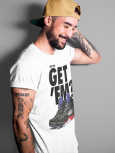 Load image into Gallery viewer, Did You Get Em T-Shirt - Air Jordan 5 Top 3 - nike-jordan-5-top-3-matching-tee-get-em-white-t-shirt-3