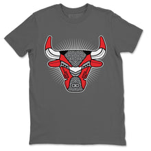Load image into Gallery viewer, Bull Head Cool Grey T-Shirt - Air Jordan 3 Unite - sneaker-release-tees-air-jordan-3-red-cement-aj3-unite-shoe-match-tee-bull-head-chicago-cool-grey-t-shirt-2