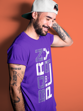 Load image into Gallery viewer, Born To Play T-Shirt - Air Jordan 4 Court Purple - snrt-air-jordan-4-court-purple-metal-sneaker-release-tees-born-to-play-purple-t-shirt-3