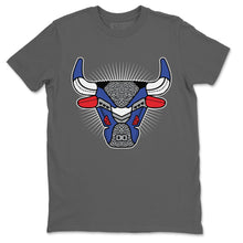 Load image into Gallery viewer, Bull Head Cool Grey T-Shirt - Air Jordan 3 True Blue - snrt-sneaker-release-tees-air-jordan-3-retro-se-true-blue-og-shoe-match-tee-bull-head-cool-grey-t-shirt-2