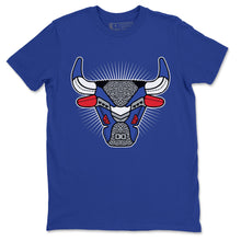 Load image into Gallery viewer, Bull Head Royal Blue T-Shirt - Air Jordan 3 True Blue - snrt-sneaker-release-tees-air-jordan-3-retro-se-true-blue-og-shoe-match-tee-bull-head-royal-blue-t-shirt-2