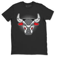 Load image into Gallery viewer, Bull Head Black T-Shirt - Air Jordan 3 White Cement - snrt-sneaker-release-tees-air-jordan-3-retro-se-white-cement-shoe-match-tee-bull-head-black-t-shirts-2