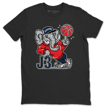 Load image into Gallery viewer, AJ3 Elephant Black T-Shirt - Air Jordan 3 True Blue - true-blue-og-air-jordan-3-sneaker-release-tees-aj-3-elephant-tee-black-2_de614f71-2f57-476b-9ddb-51578495cc46
