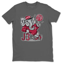 Load image into Gallery viewer, AJ3 Elephant Cool Grey T-Shirt - Air Jordan 3 Unite - unite-air-jordan-3-sneaker-release-tees-aj-3-elephant-tee-cool-grey-2