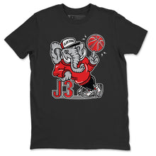 Load image into Gallery viewer, AJ3 Elephant Black T-Shirt - Air Jordan 3 White Cement - white-cement-air-jordan-3-sneaker-release-tees-aj-3-elephant-tee-black-2