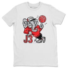 Load image into Gallery viewer, AJ3 Elephant White T-Shirt - Air Jordan 3 White Cement - white-cement-air-jordan-3-sneaker-release-tees-aj-3-elephant-tee-white-2