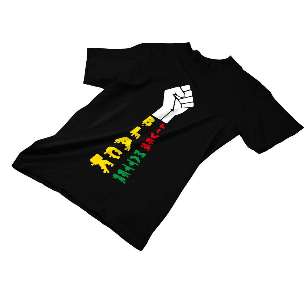 Black Lives Matter Custom t shirt BLM 4-1 - 100BLM4-1B