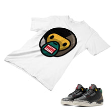 Load image into Gallery viewer, Jordan 3 Animal Matching Custom Designed T shirt JD 3-11-2 - 80JD3-11-2a

