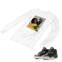 Load image into Gallery viewer, Jordan 3 Animal Matching Custom Designed Long Sleeve T shirt JD 3-11-10 - 80JD3-11-L-10a
