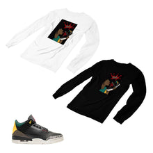 Load image into Gallery viewer, Jordan 3 Animal Matching Custom Designed Long Sleeve T shirt JD 3-11-11 - 80JD3-11-L-11
