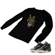 Load image into Gallery viewer, Jordan 3 Animal Matching Custom Designed Long Sleeve T shirt JD 3-11-12 - 80JD3-11-L-12b

