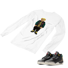 Load image into Gallery viewer, Jordan 3 Animal Matching Custom Designed Long Sleeve T shirt JD 3-11-14 - 80JD3-11-L-14a
