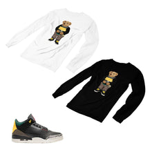 Load image into Gallery viewer, Jordan 3 Animal Matching Custom Designed Long Sleeve T shirt JD 3-11-15 - 80JD3-11-L-15
