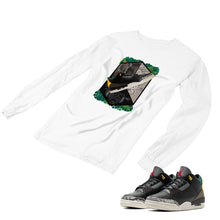 Load image into Gallery viewer, Jordan 3 Animal Matching Custom Designed Long Sleeve T shirt JD 3-11-17 - 80JD3-11-L-17a
