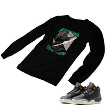 Load image into Gallery viewer, Jordan 3 Animal Matching Custom Designed Long Sleeve T shirt JD 3-11-17 - 80JD3-11-L-17b
