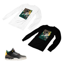 Load image into Gallery viewer, Jordan 3 Animal Matching Custom Designed Long Sleeve T shirt JD 3-11-18 - 80JD3-11-L-18
