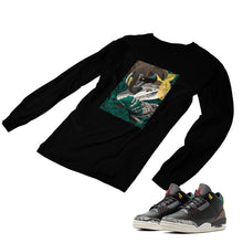 Load image into Gallery viewer, Jordan 3 Animal Matching Custom Designed Long Sleeve T shirt JD 3-11-18 - 80JD3-11-L-18b
