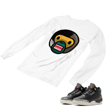 Load image into Gallery viewer, Jordan 3 Animal Matching Custom Designed Long Sleeve T shirt JD 3-11-2 - 80JD3-11-L-2a
