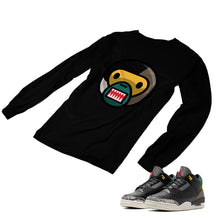 Load image into Gallery viewer, Jordan 3 Animal Matching Custom Designed Long Sleeve T shirt JD 3-11-2 - 80JD3-11-L-2b
