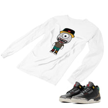 Load image into Gallery viewer, Jordan 3 Animal Matching Custom Designed Long Sleeve T shirt JD 3-11-4 - 80JD3-11-L-4a
